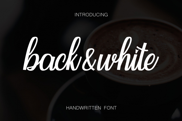 Backwhite Font Download