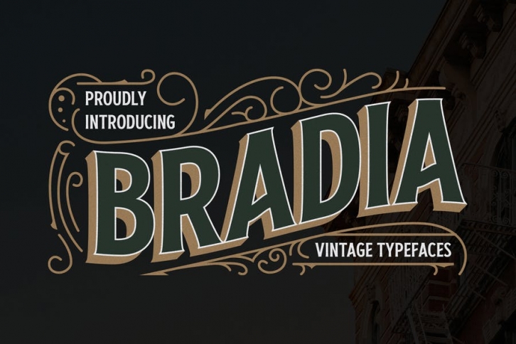 Bradia Vintage Font Download
