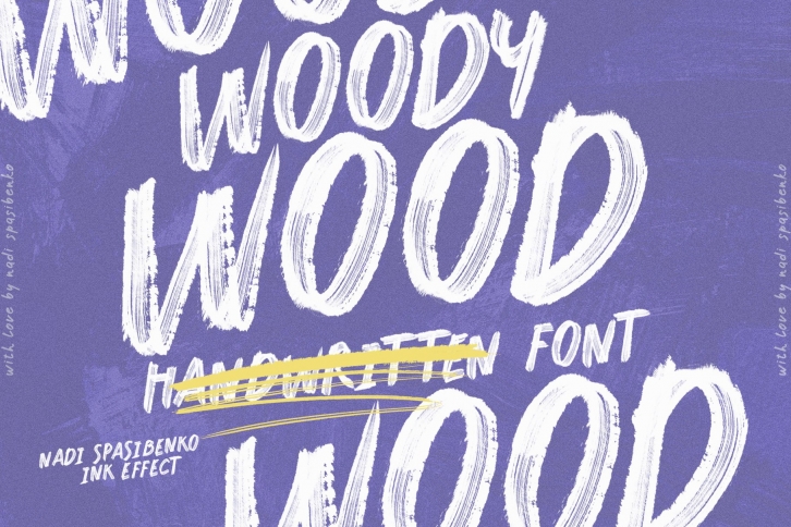 Woody Wood Font Download