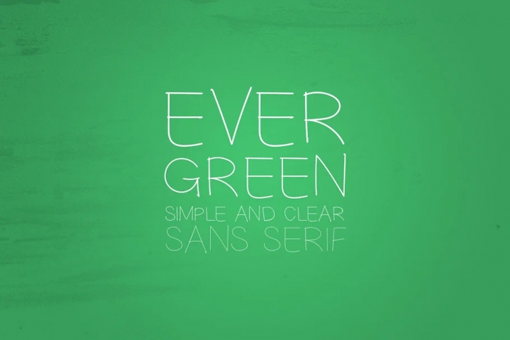 Evergreen Font Download