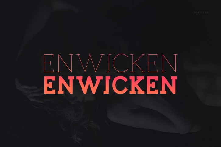 Enwicken Slab-Serif Typeface Font Download