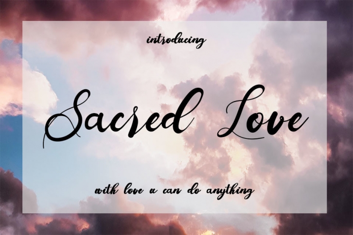 Sacred Love Font Download