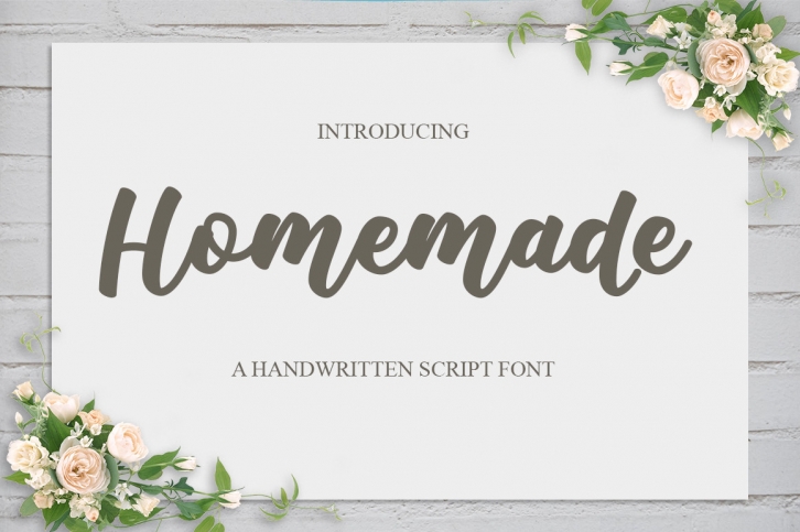 Homemade Font Download