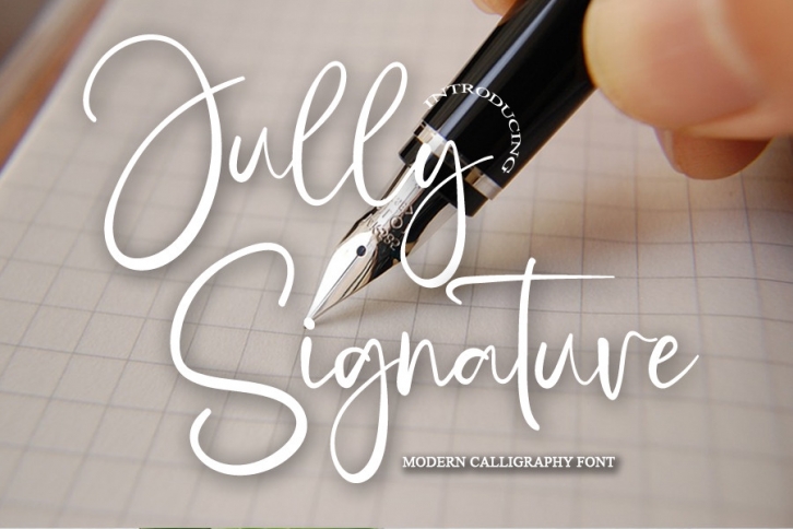 Jully Signature Font Download