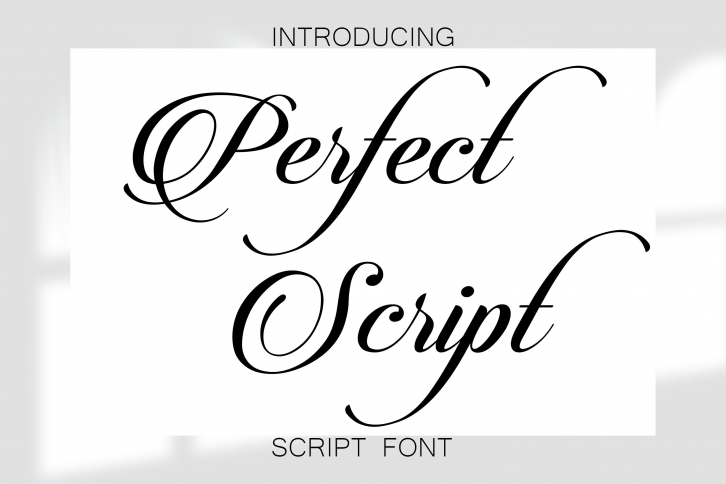 Perfect Script Font Download