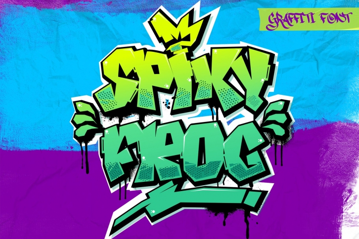 Spiky Frog Font Download