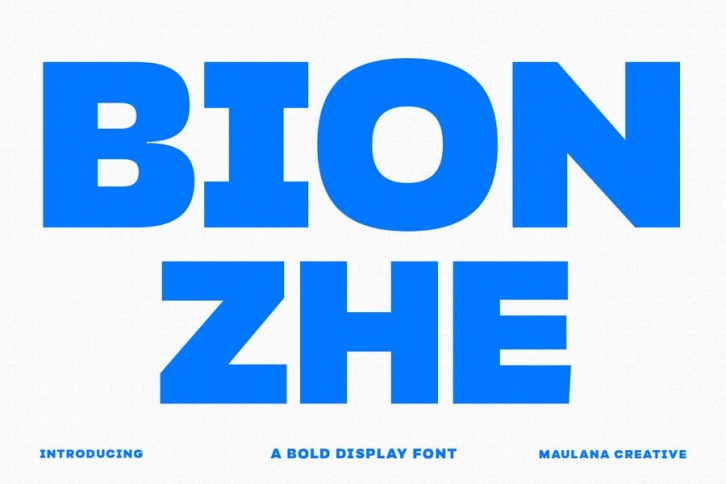 Bionzhe Display Font Font Download
