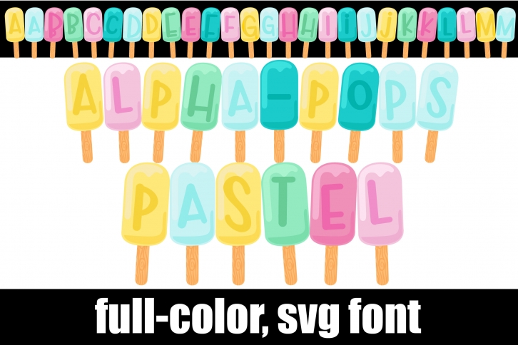 Alpha Pops Pastel Font Download