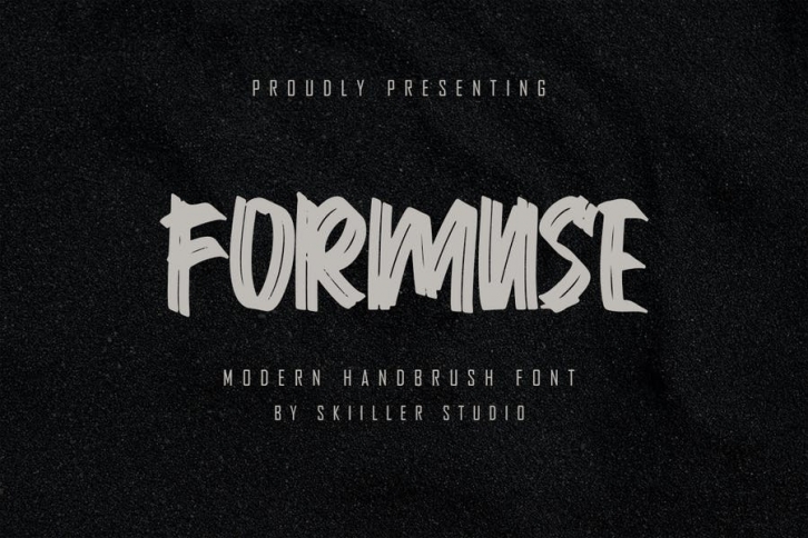 Formuse -Modern Handbrush Font Font Download