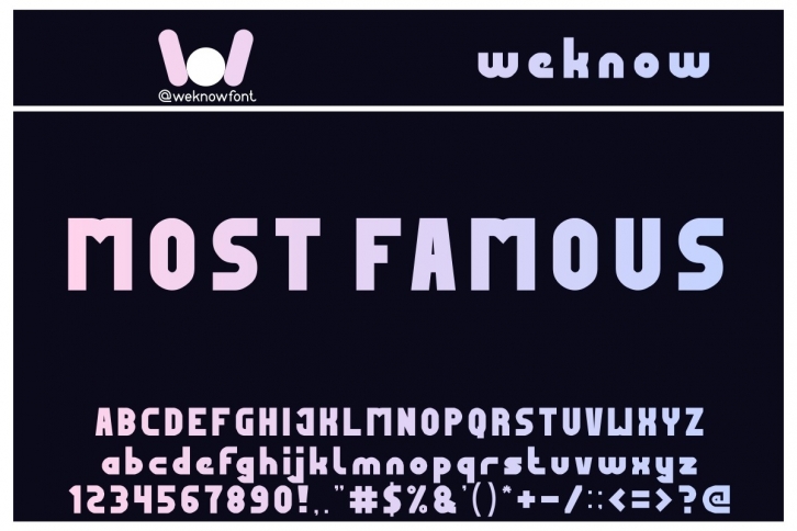 Most Famous Font Download