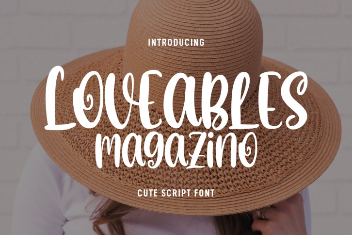 Loveables Magazino Cute Script Font Download