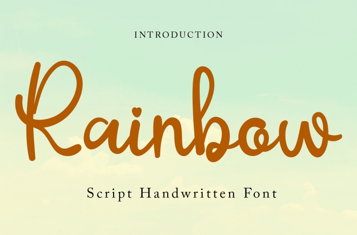 Rainbow Font Download