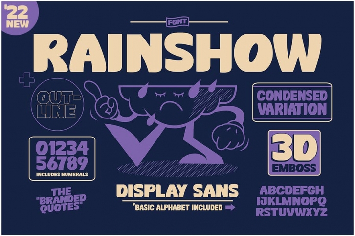Rainshow - Display Sans Font Download