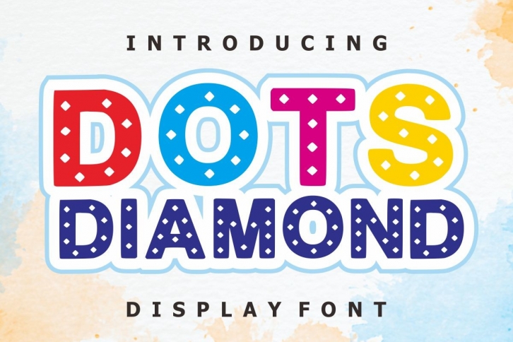 Dots Diamond Font Download