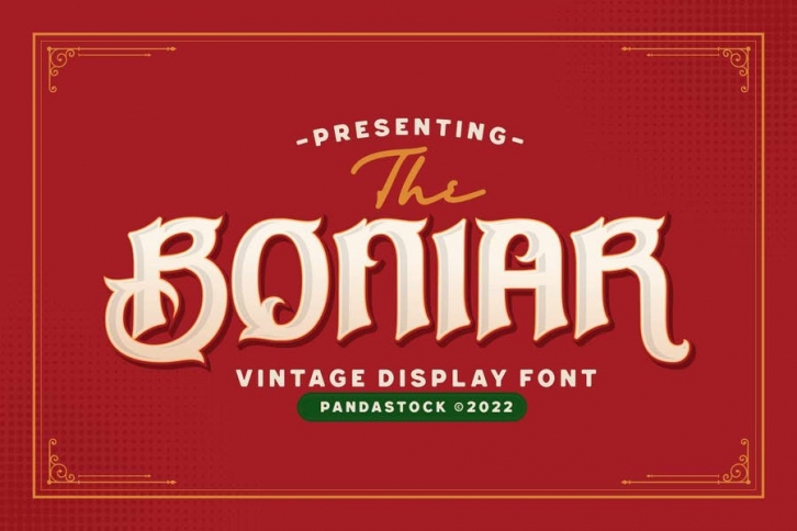 Boniar Font Download