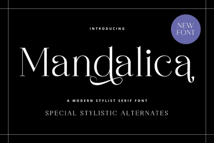 Mandalica - Modern Stylish Font Download