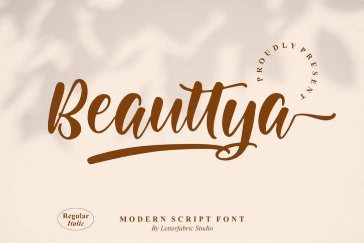 Beauttya Modern Script Font Font Download