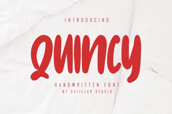 Quincy - Handwritten Font Font Download