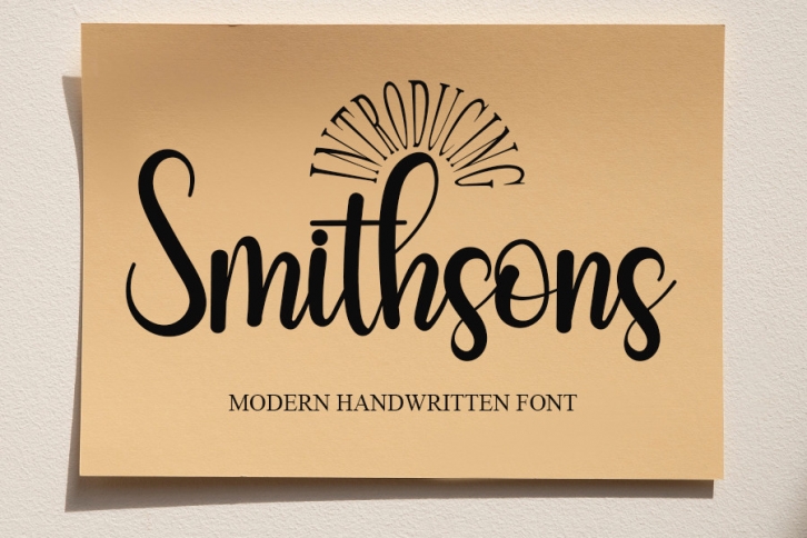 Smithsons Font Download