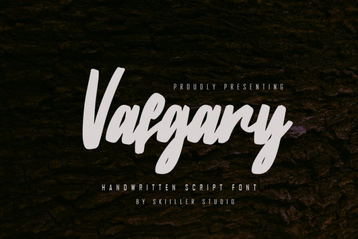 Vafgary - Handwritten Script Font Font Download