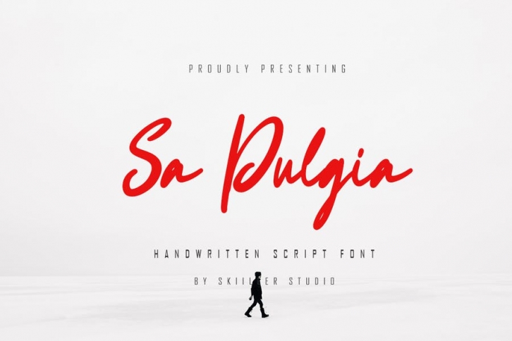 Sa Pulgia - Handwritten Script Font Font Download