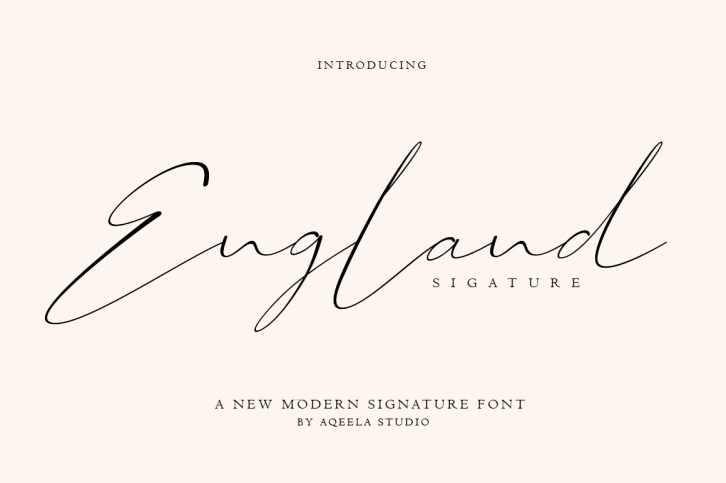 England Font Download