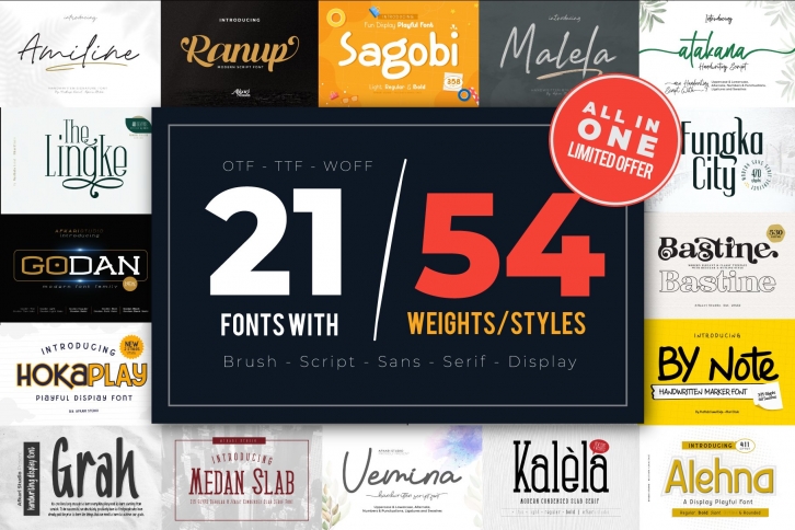 All In One Bundle Afkari Limited Sale Font Download