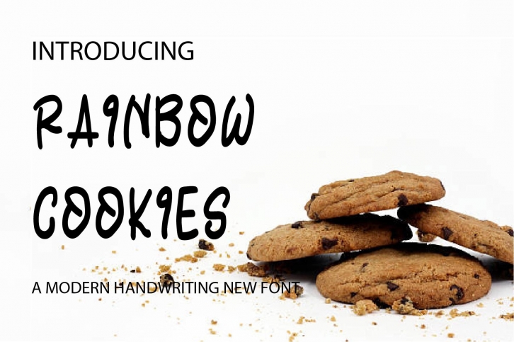 Rainbow Cookies Font Download