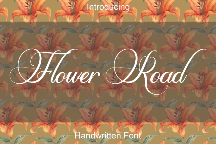 Flower Road Font Download