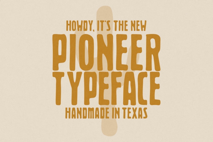 Pioneer Typeface Font Download