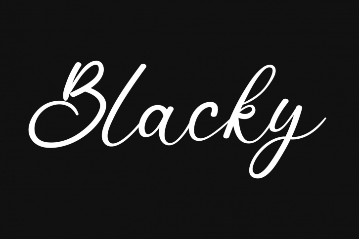 Blacky Font Download