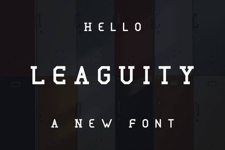 Leaguity font Font Download