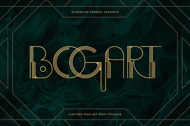 BogArt Deco Font Download