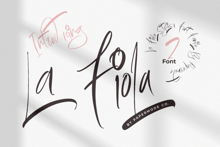 La Fiola Font Download