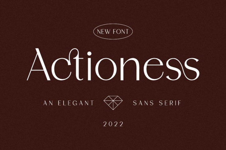 Actioness - Business Font Font Download