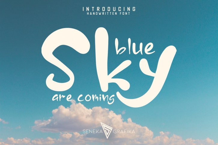 Blue Sky Font Download