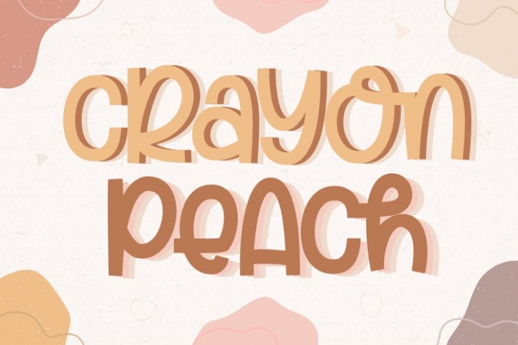Crayon Peach Font Download