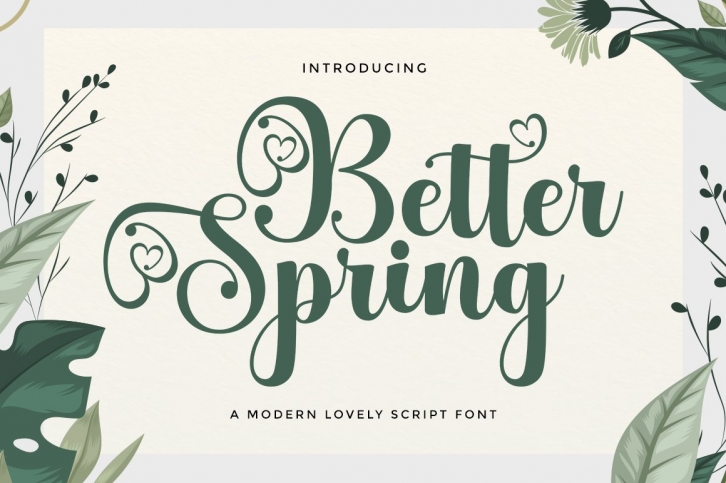 Better Spring Script Font Download