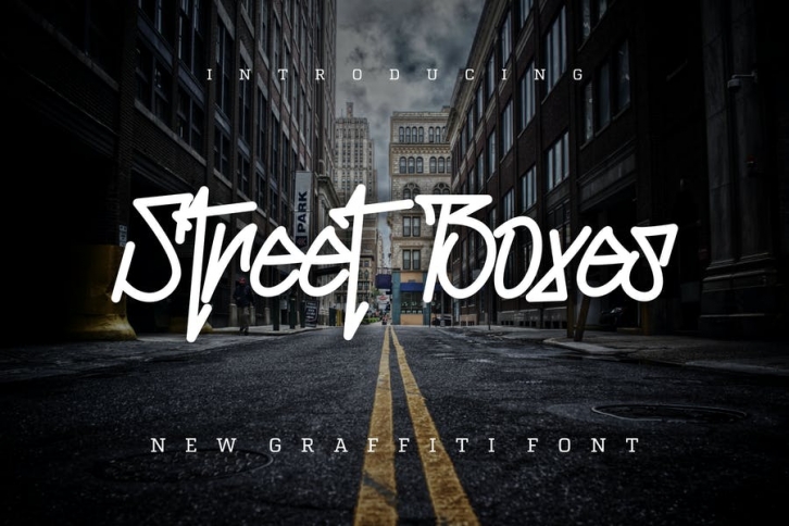 Street Boxes Font Font Download