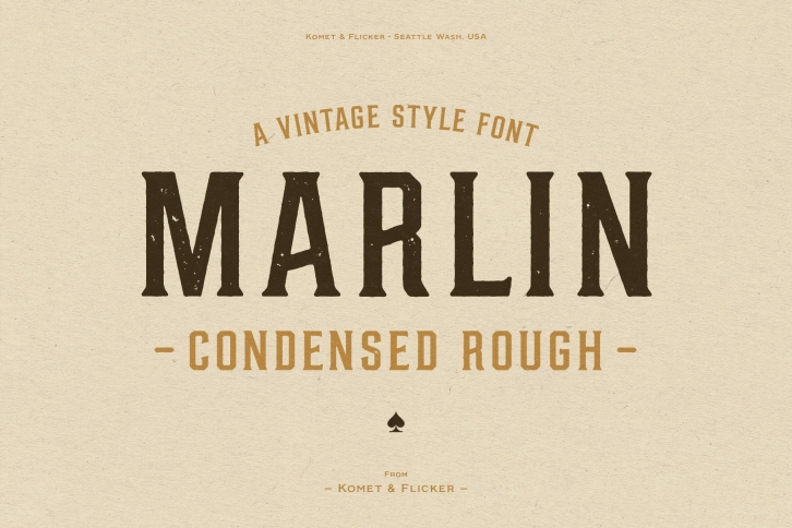 Marlin Rough Font Download