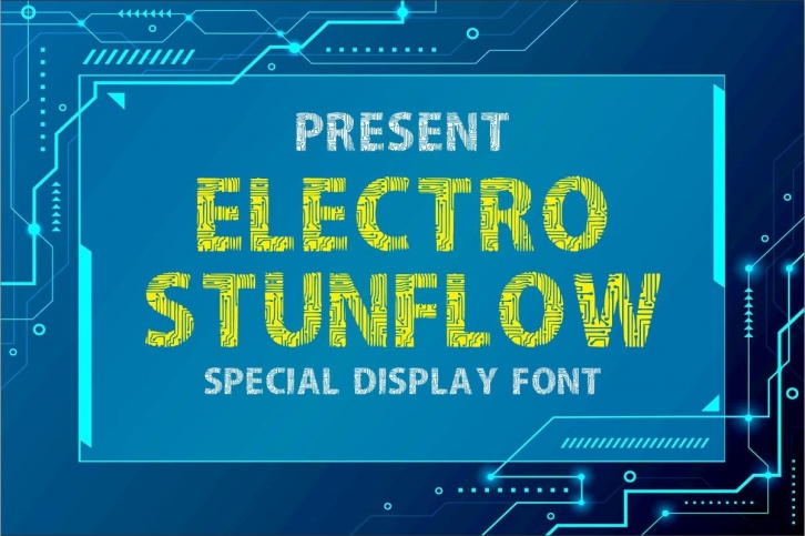 Electro Stunflow Font Download