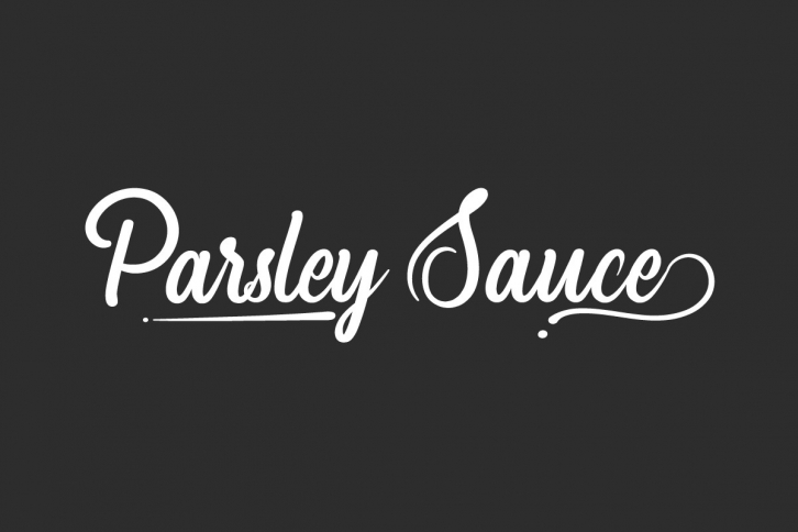 Parsley Sauce Font Download