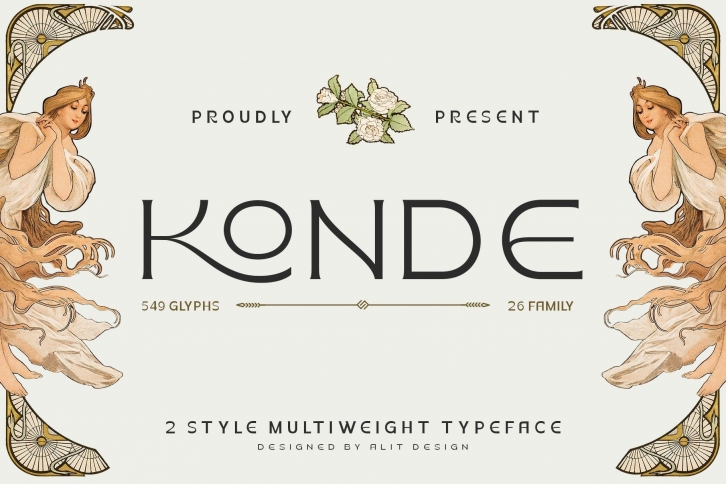 Konde Typeface Font Download