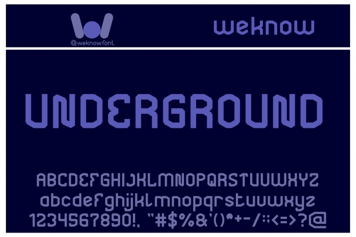 Underground Font Download