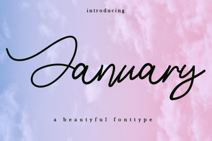 January Font Download