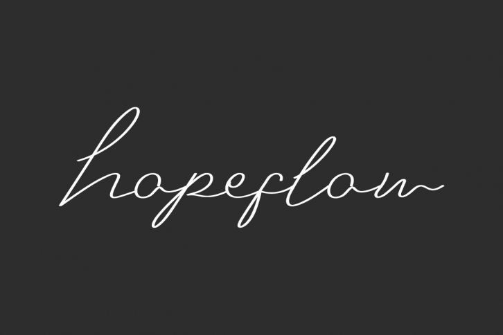 Hopeflow Font Download