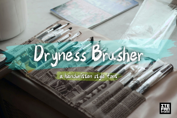 Dryness Brusher Font Download
