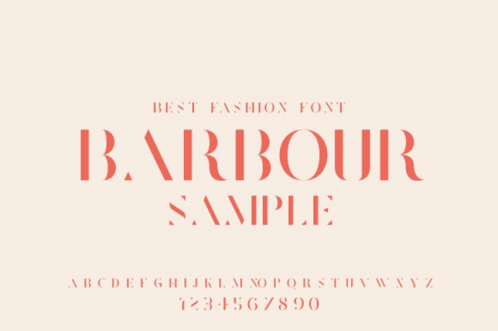 Barbour Sample Font Download