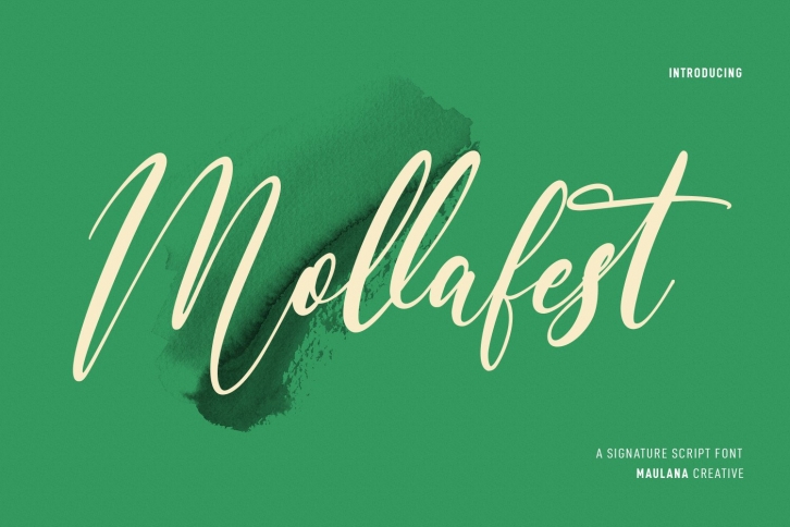 Mollafest Script Font Download