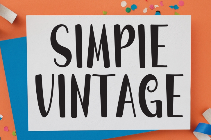 Simple Vintage Font Download